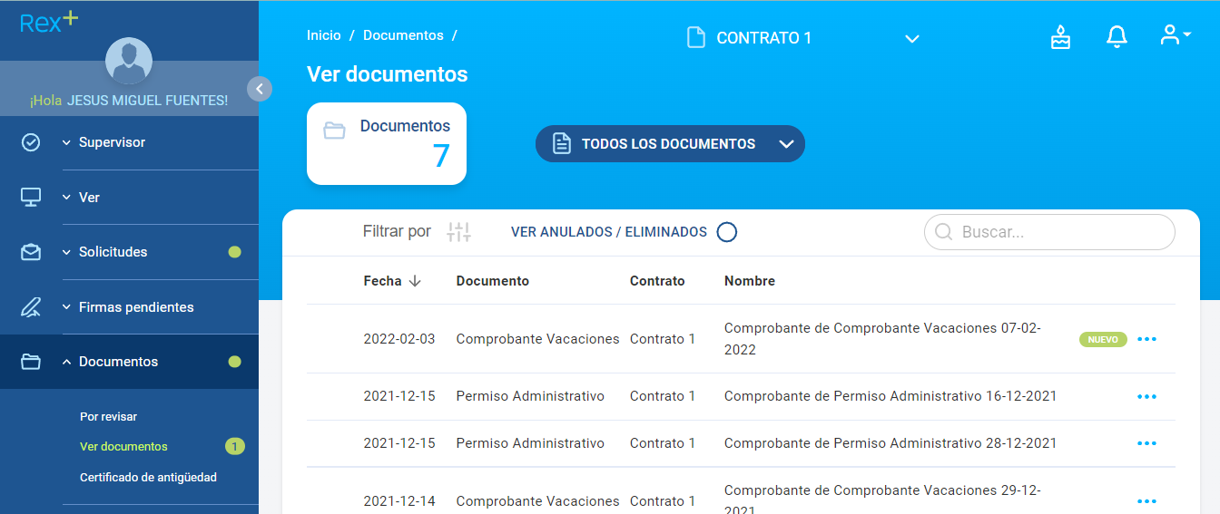 Documentos laborales
